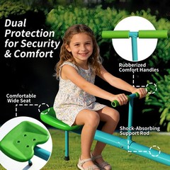 Seesaw,Swiveling 360 Degrees Toddlers Sit and Spin Teeter Totter, Kids Outdoor