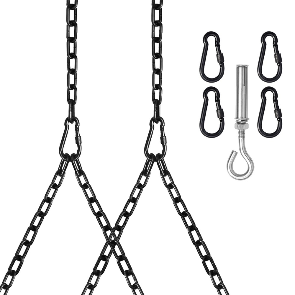 Heavy Duty Y Hanging Chain Kit (2 Pack), 7.2ft Length, 1400 lbs Load, Rustpro…
