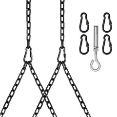 Heavy Duty Y Hanging Chain Kit (2 Pack), 7.2ft Length, 1400 lbs Load, Rustpro…