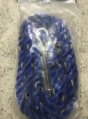 Vintage NOS Swing-N-Slide Blue Climbing Rope – Hardware Included – Fast Ship!