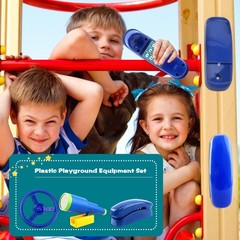 Playground Accessories Swingset Steering Wheel Plastic Telescope Telephone Sw…
