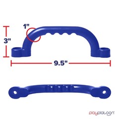 Playground Safety Handles, 2 Pack  Blue Grab Handle Bars for Jungle Gym