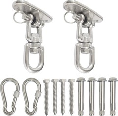 2 Pack 360-Rotate Swing Hanger Set Ceiling Swing Mount, 1500lb Capacity