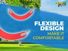 SWING SET STUFF COMMERCIAL RUBBER BELT SEAT RED playground fort park kids 0124