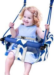 Toddler Swing – Comfy Baby Swing Outdoor Indoor, Kids Swing Seat for Backyard, S