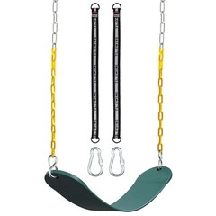 Swing Seat Kits – Heavy Duty Coated Chains for Kids Adults, Supporting 330 lb…