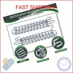 SHENGHUISS Shock Absorbing Spring 2 Pcs 304 Stainless Steel Spring for Porch Swi