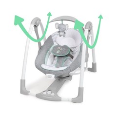 ConvertMe 2-in-1 Compact Portable Baby Swing Infant Seat Vibrations 0-9M