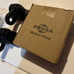 ABUSA Heavy Duty Swing Sets Brackets Including 2 Black A-Frame Swing Set Brac…