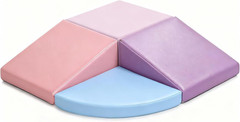 Climbing Foam Blocks for Toddlers: PU Leather Foam Blocks for Kids Active Play –