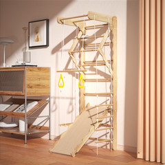 Foldable Pikler Climber – Montessori Toddler Gym Set with Ladder (100lb)