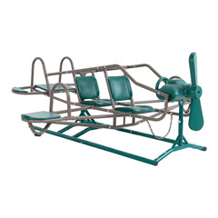 Lifetime Kids’s Ace Flyer Metal Teeter Totter, Green and Brown (90135)