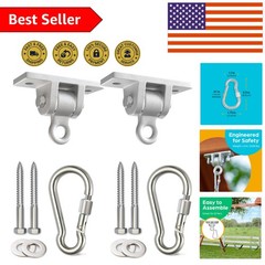 2 Pack Heavy Duty Swing Set Hangers – Durable Indoor/Outdoor Brackets for Fun