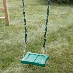 Swing-N-Slide NE 5041 Stand-Up Swing with 14″ x 14″ Swing Base and Coated Cha…