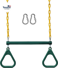 Swing Sets for Backyard, Monkey Bars & Swingset Accessories – Set Includes 18″ T