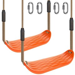 Heavy Duty Swing Seats for Kids & Adults, Non‑Slip Flat Plastic Tree Swing Se…