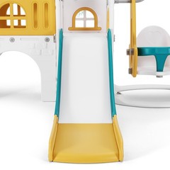 10in1 Toddler Slide Swing Playset Climber w/Playhouse Playground Indoor Outdoor