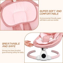 Baby Swing for Infants, Portable Electric Baby Swings with Bluetooth, 5 Swing…