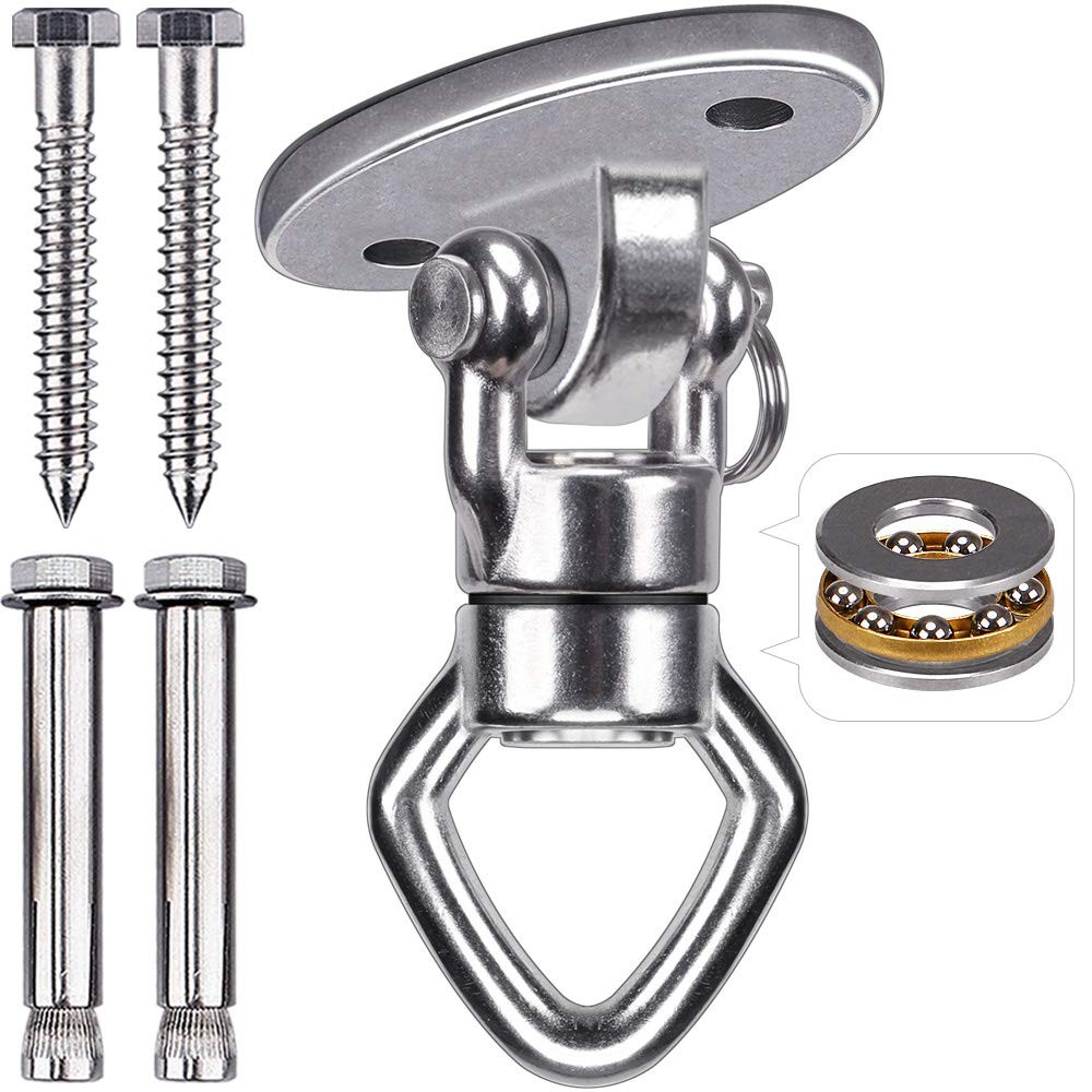 BeneLabel Swing Hanger with Bearing Swivel 800LB Capacity Stainless Steel Cei…