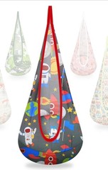GARIG Pod Swing for Kids, Hanging Pod Swing Seat with Inflatable Pillow