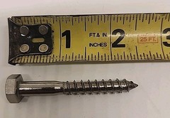 2 Pack 304 Stainless Steel Porch Swing Hanging Kit w/ Screws & Bolts Heavyweight