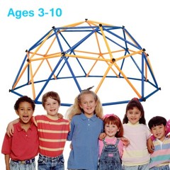 TOBBI Kids Jungle Gym Dome Metal Toddler Climbing Frame Sports Play Set for Gift
