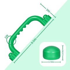 4Pcs Playground Safety Handles -Swing Set & Climbing Frame Hand Grips, Multi-…