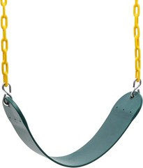 2PCS Swings Seats Heavy Duty with 66″ Chain, Playground Swing Set Accessories Re