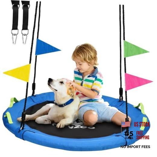 Tree Swing, Saucer Flying Swing for Kids, 900lbs Weight Capacity, with 40 Inch
