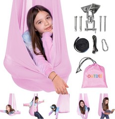 Sensory Swing Kids W/ 360° Swivel Hanger Indoor Therapy Swing Great Autism New