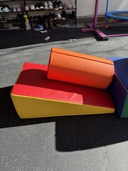 Kids Soft Play Climbing Blocks Foam Gym Set – 5 Piece Toddler Activity Set