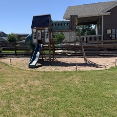 KidKraft Skyway Resort Wooden Outdoor Swing Set for Ages 4-8 Pick up only