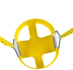 Heavy-Duty High Back Half Bucket Toddler Swing Seat with Coated Swing Chains