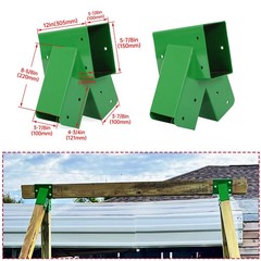 For Swing Set W/ All Hardware 12″ Pair Brand New 1-2-3 A-Frame 2 Brackets
