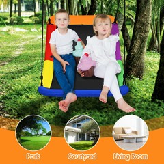 700lb Giant 60″ Platform Tree Swing for Kids and Adults Multi-Color