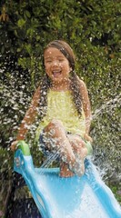 Little Tikes 2-in-1 Slide Indoor Outdoor Blue Ages 2-6…(wa)