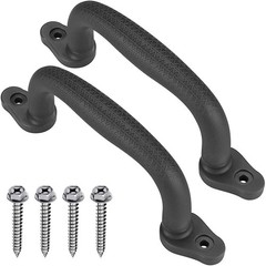 SELEWARE Black Playground Safety Handles, Non-Slip 9.64”, (2 Pack)