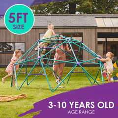 Play Phobos, Jungle Gym, 5Ft Climbing Dome – Kids Outdoor Play Equipment, Monkey