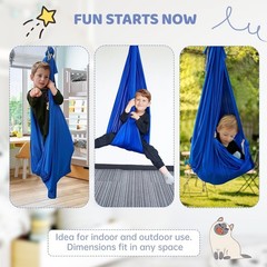 Sensory Swing for Kids with Special Needs, Indoor Kids Swing Cuddle Hammock C…