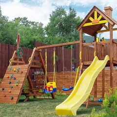 Playground Swingset Attachment Pirate Ship Wheel Toy Telescope Telephone for Kid