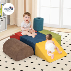 Climbing Blocks for Toddlers, 6 Pieces Toddler Climbing Toys Indoor with 30D Hig