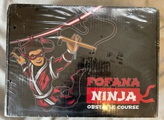 Fofana Ninja Warrior Obstacle Course – 65′ Ninja Slackline Backyard Fun NEW!