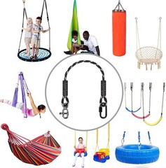 Adjustable Heavy Duty Swing & Hammock Hanging Ropes High Strength 6.5ft, 2-Pack