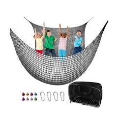 Climbing Cargo Net – 6.5′ x 9.8′, Double Layer Playground Safet… USA FAST SHIP