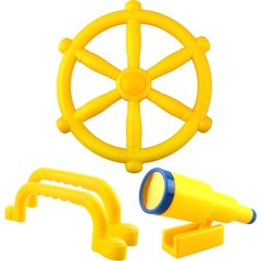 4 Pcs Kids Playground Accessories Outdoor Plastic Steering Playset Wheel Tele…