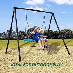 Metal Swing Set Heavy Duty Swings for Kids & Adult Outdoor Activity Up To 200KG