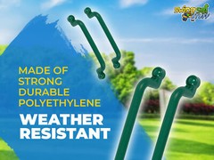 SWING SET STUFF 13″ PLAYGROUND HANDLES GREEN (PAIR) backyard child park fun 0008
