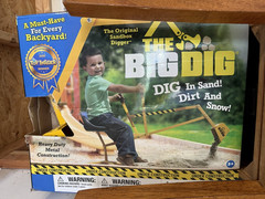 The Big Dig Original Sandbox Digger Kids Digging Tool for Ages 3-7