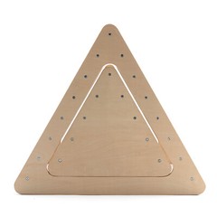 Set of 3 Wooden Climbing Ladder Triangle Climber Toy w/ Ramp Slide Toddler Kids