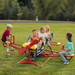 Lifetime Airplane Teeter Totter Ace Flyer 151110 Primary Color Double Play